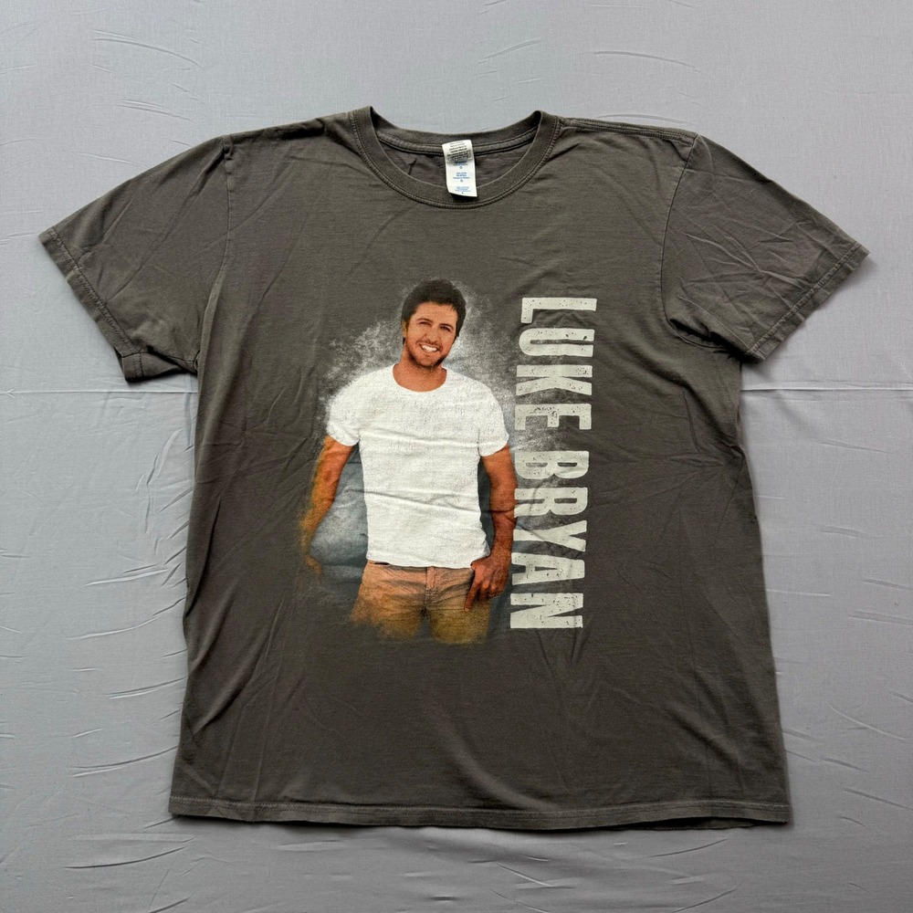 Luke Bryan Tailgates & Tanlines 2011 Tour Shirt‎ Mens Large Gray Concert Tee L